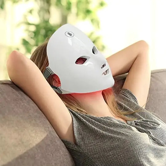 Wireless LED Light Photon Therapy Facial Mask