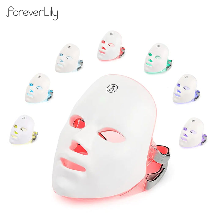 Wireless LED Light Photon Therapy Facial Mask