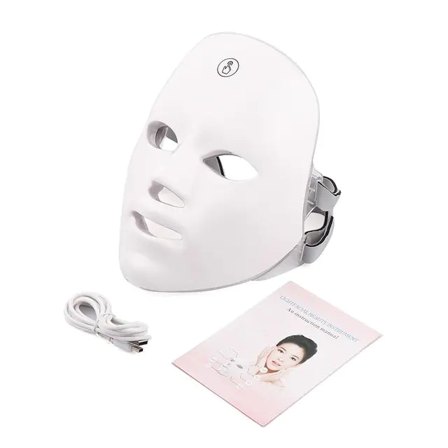 Wireless LED Light Photon Therapy Facial Mask